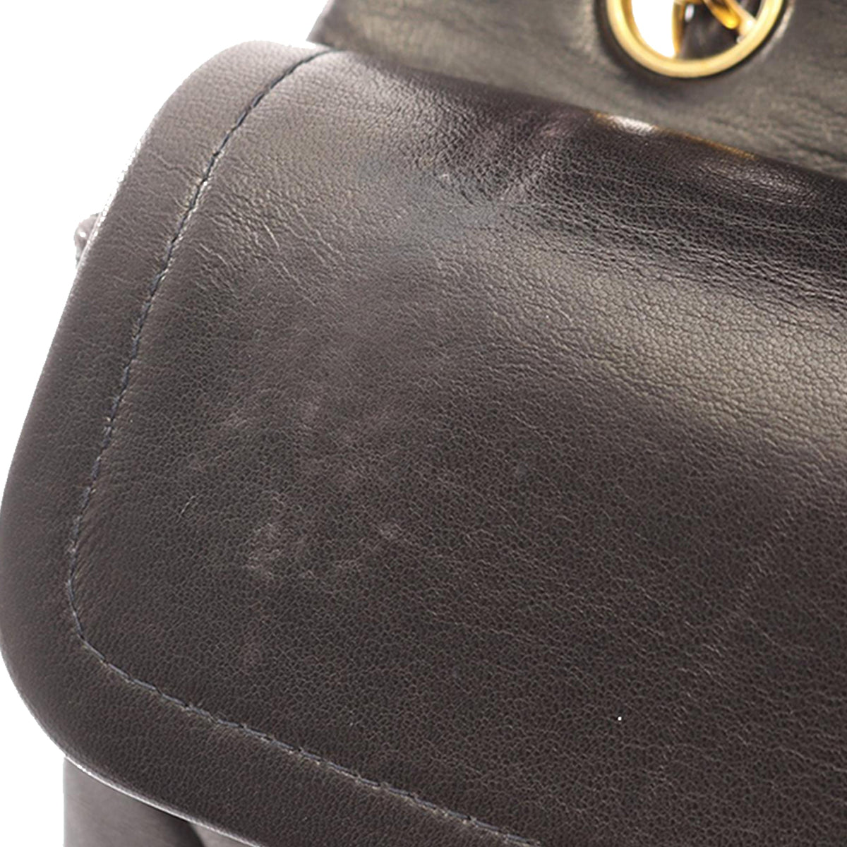 Chanel Medium Classic Lambskin Double Flap — Black