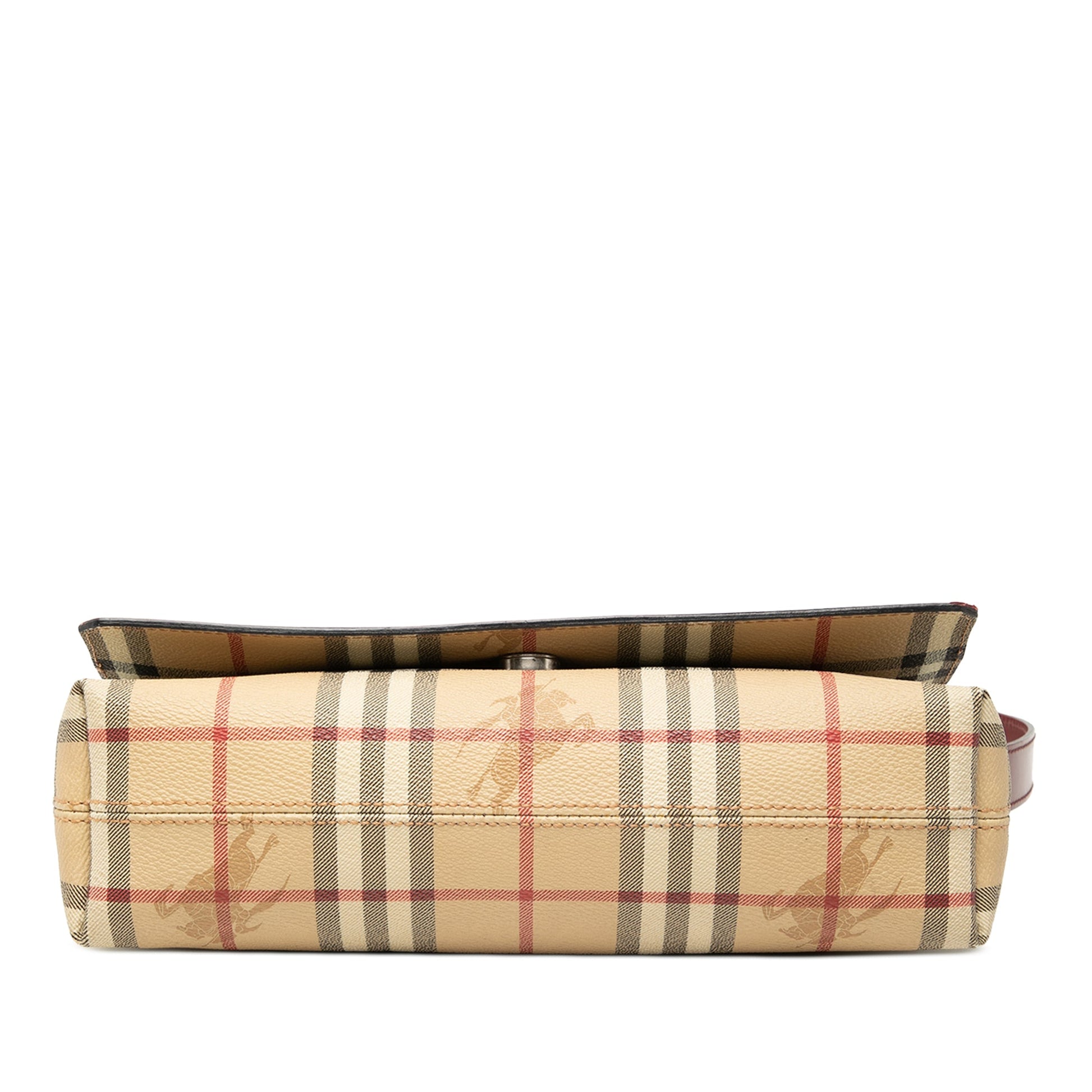 Burberry Haymarket Check Coated Canvas Shoulder Bag