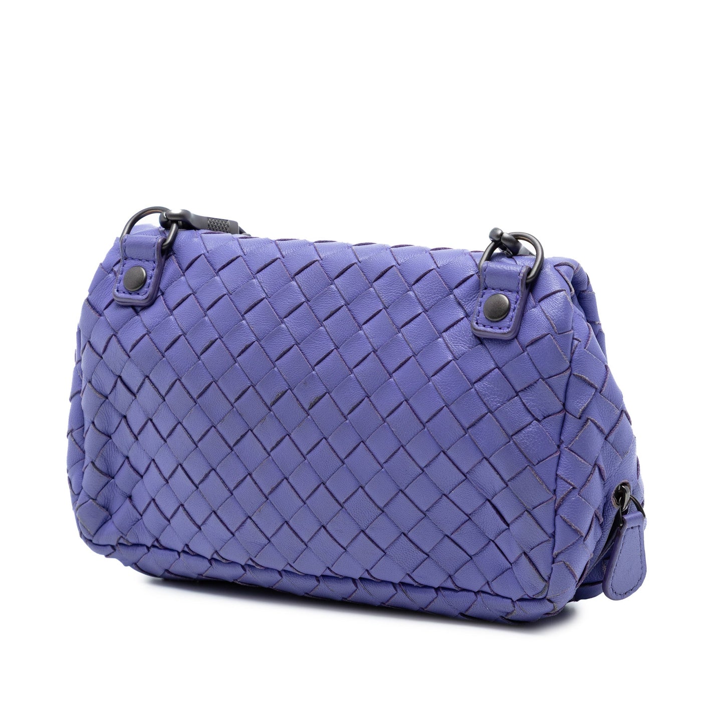 Bottega Veneta Mini Nappa Intrecciato Expandable Chain Flap Crossbody