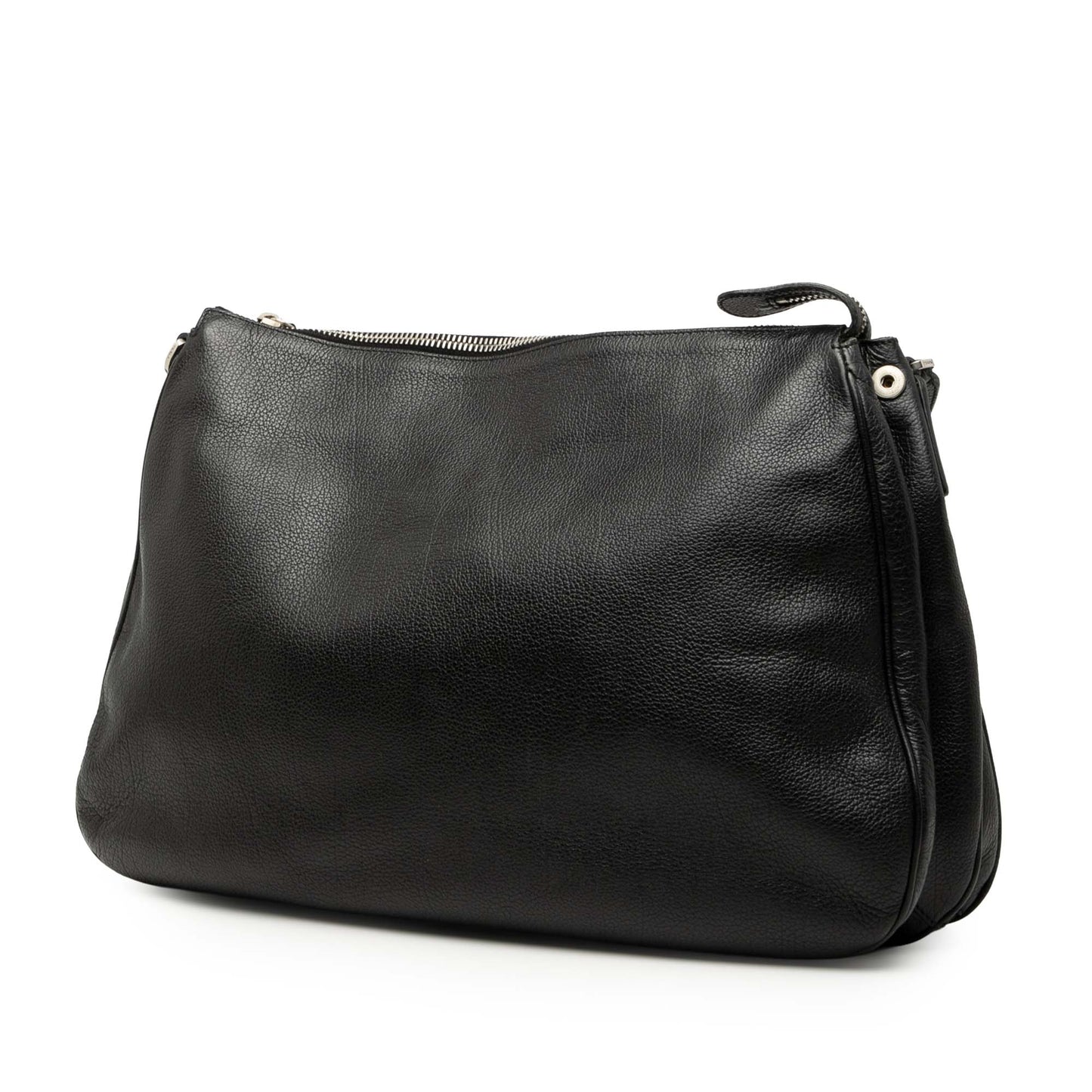 Prada Vitello Top Zip Messenger Bag