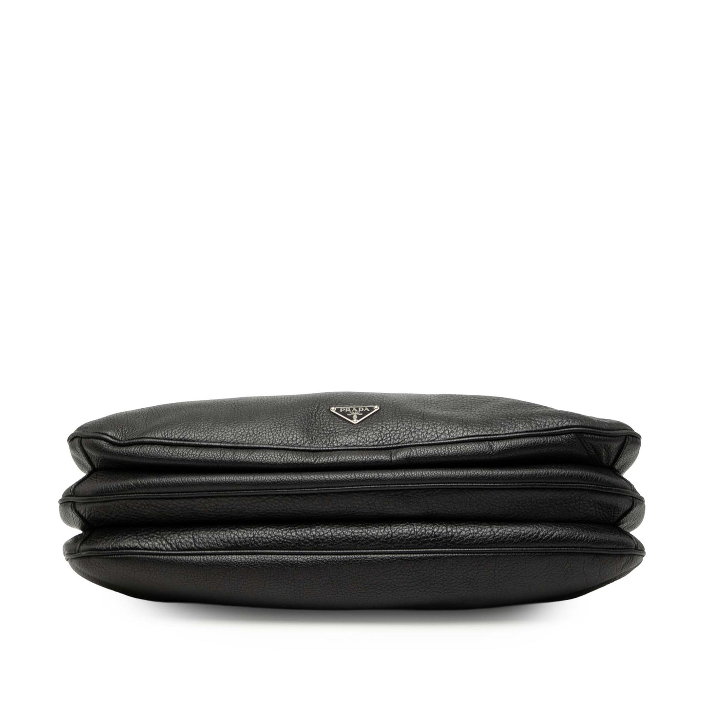 Prada Vitello Top Zip Messenger Bag