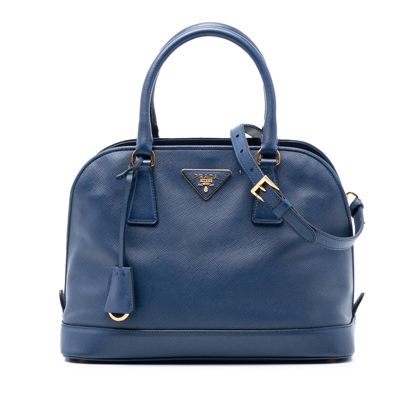 Prada Medium Saffiano Lux Frame Promenade Satchel