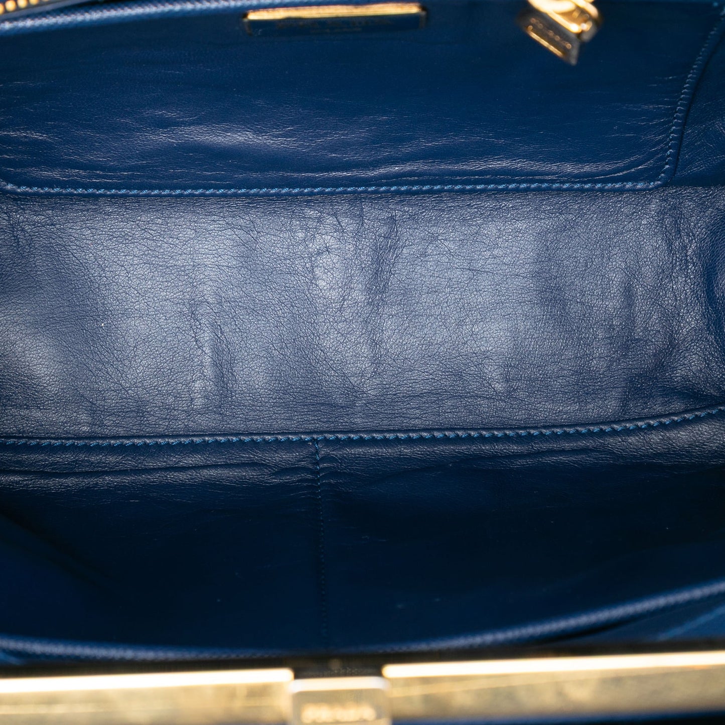 Prada Medium Saffiano Lux Frame Promenade Satchel