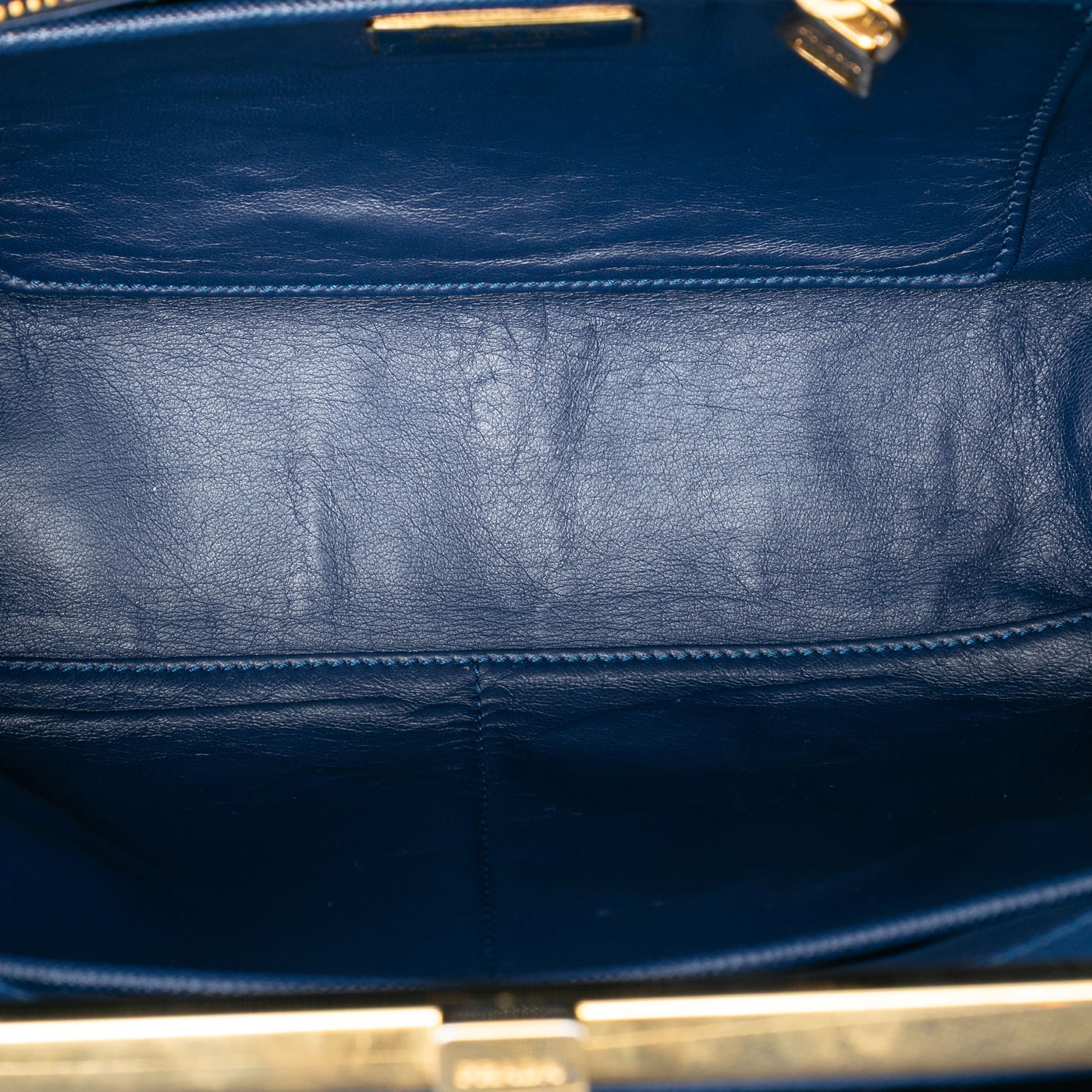 Prada Medium Saffiano Lux Frame Promenade Satchel