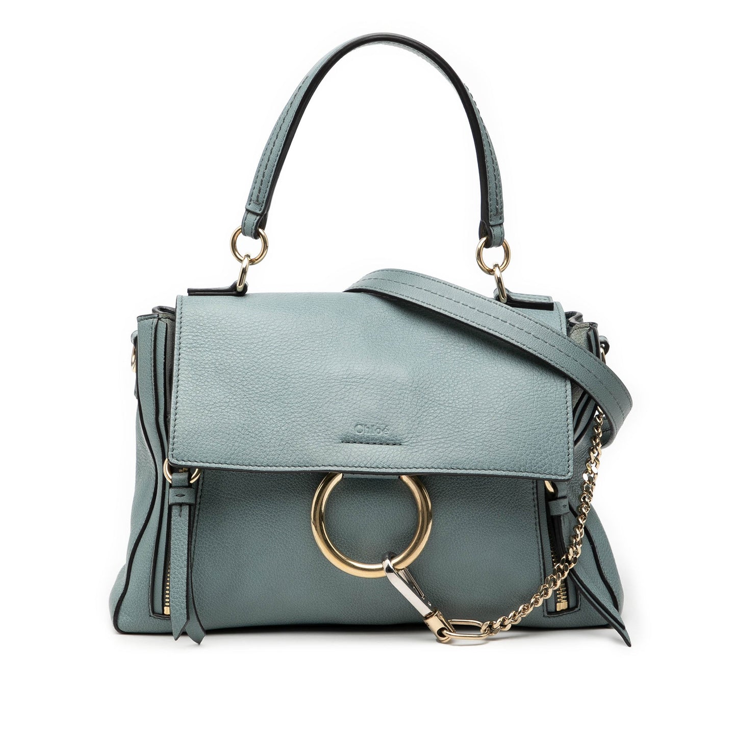 ChloÃ© Small Leather Faye Day Satchel