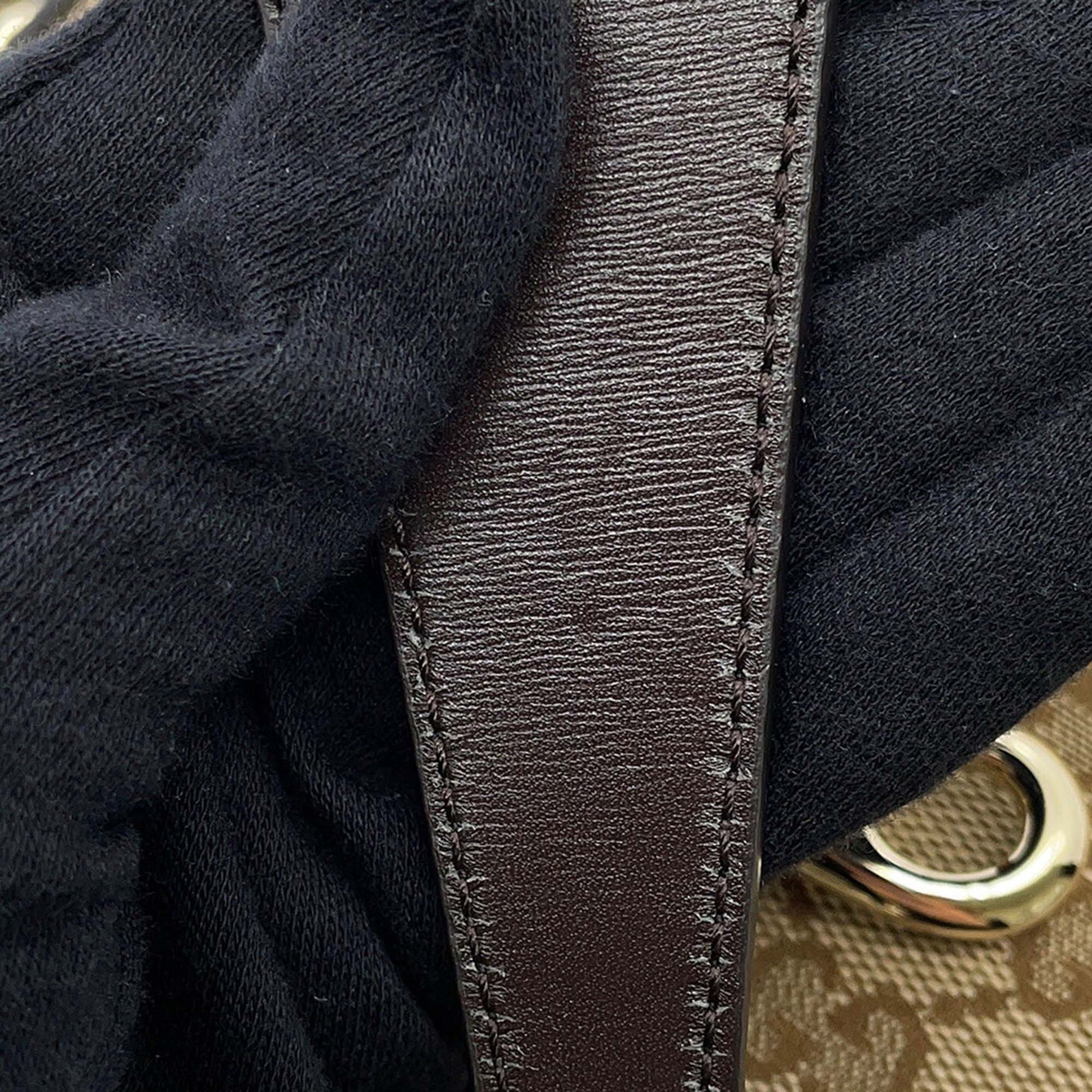 Gucci Mini GG Canvas Web Bucket Bag