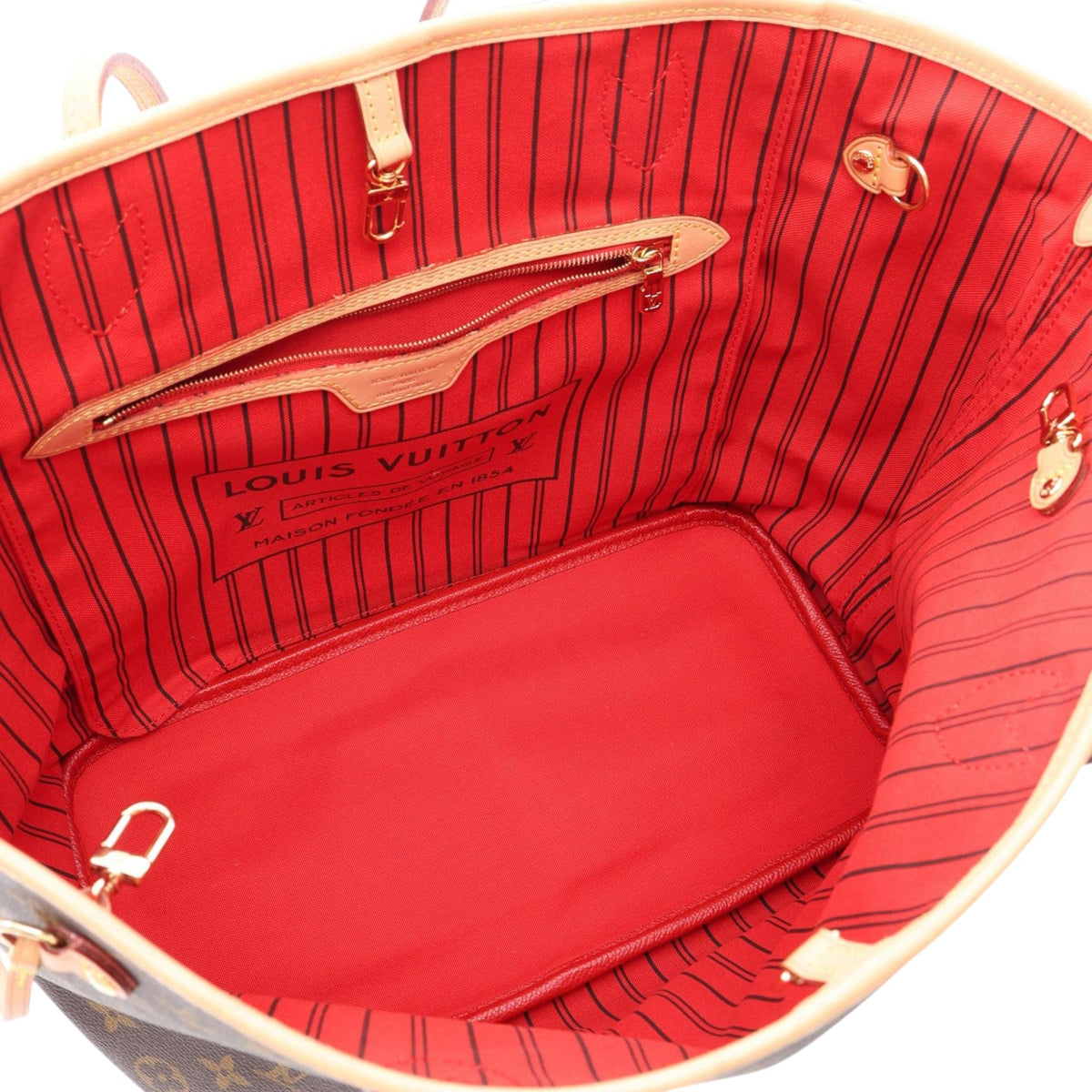 Louis Vuitton Monogram Neverfull Inside Out MM