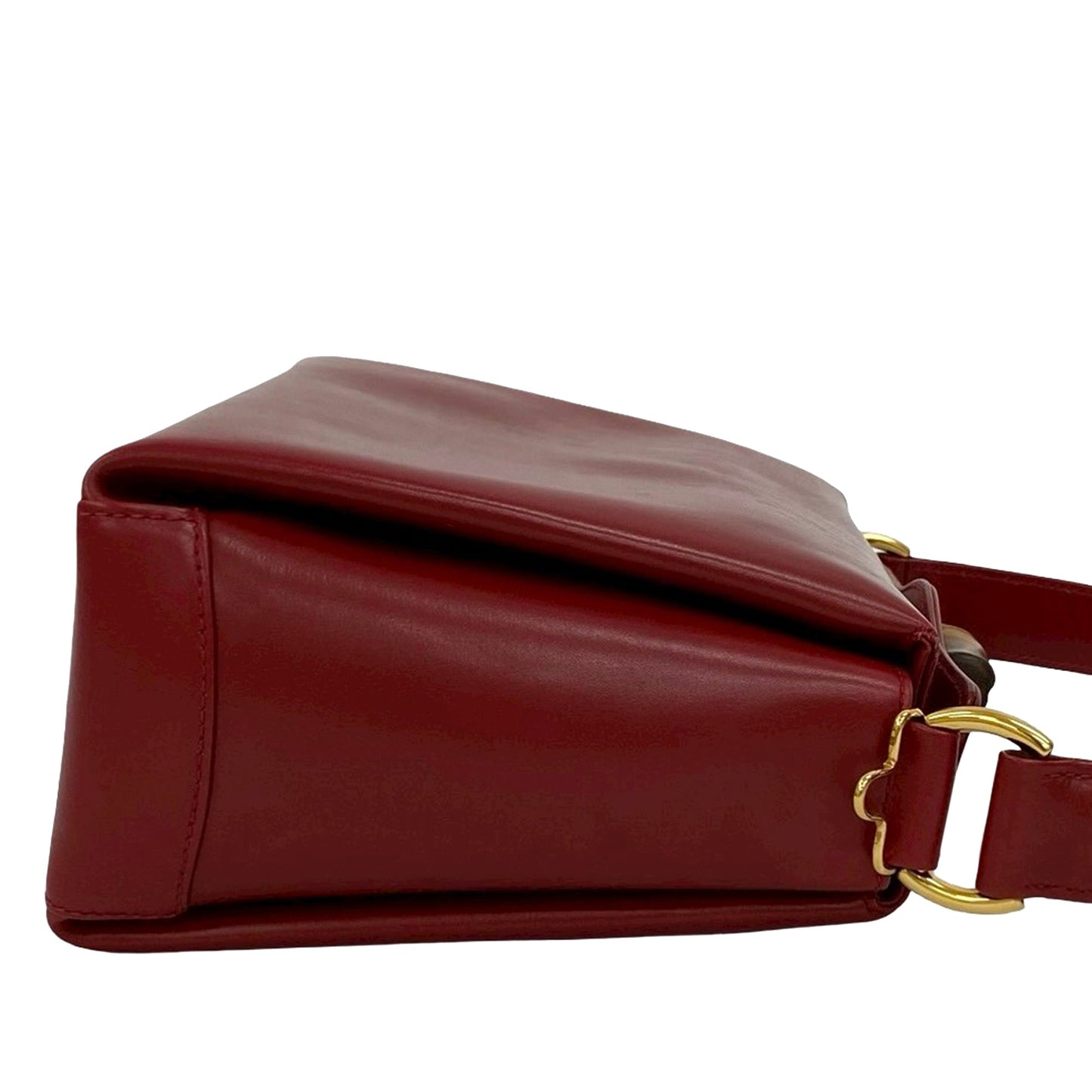 Gucci Leather Bamboo Satchel