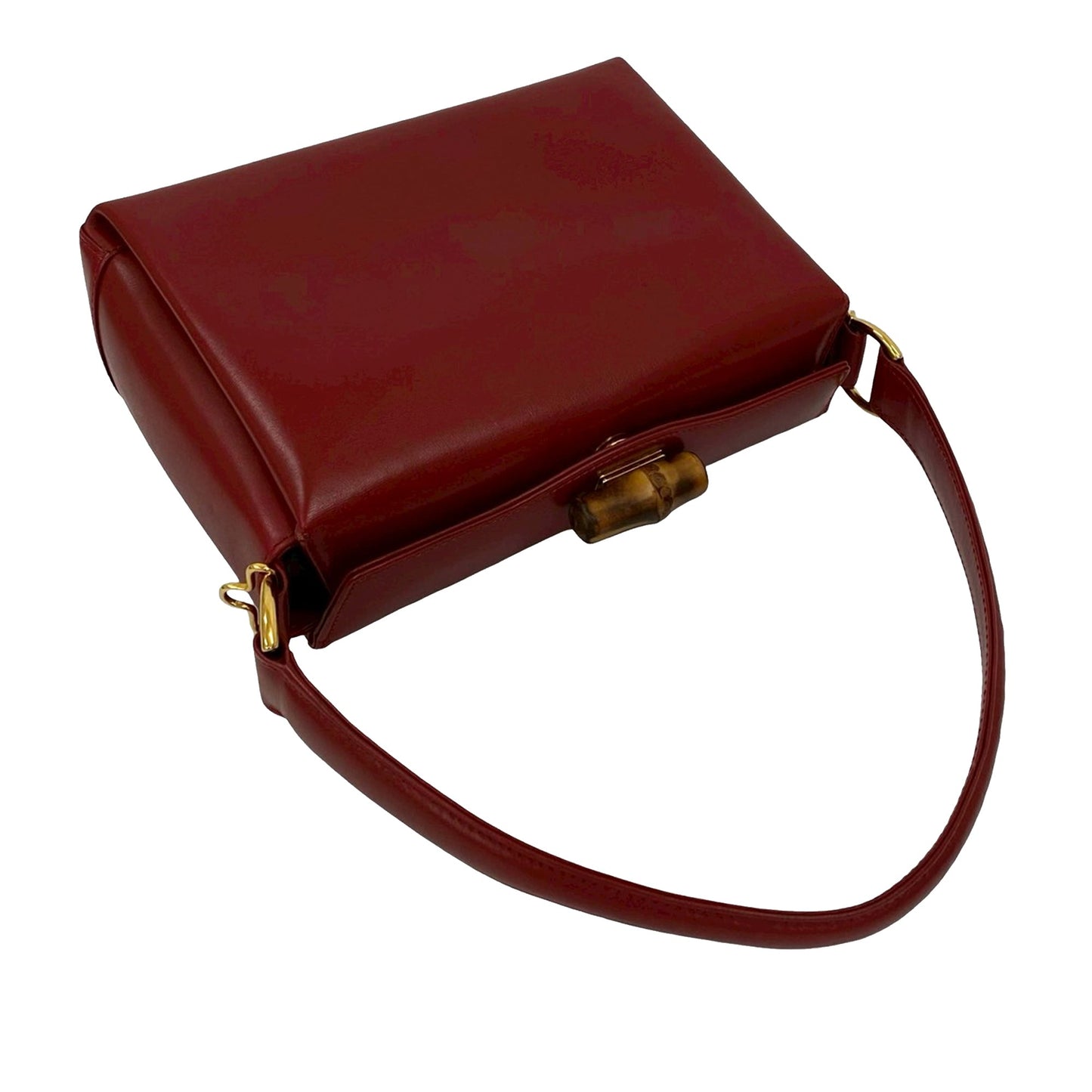 Gucci Leather Bamboo Satchel