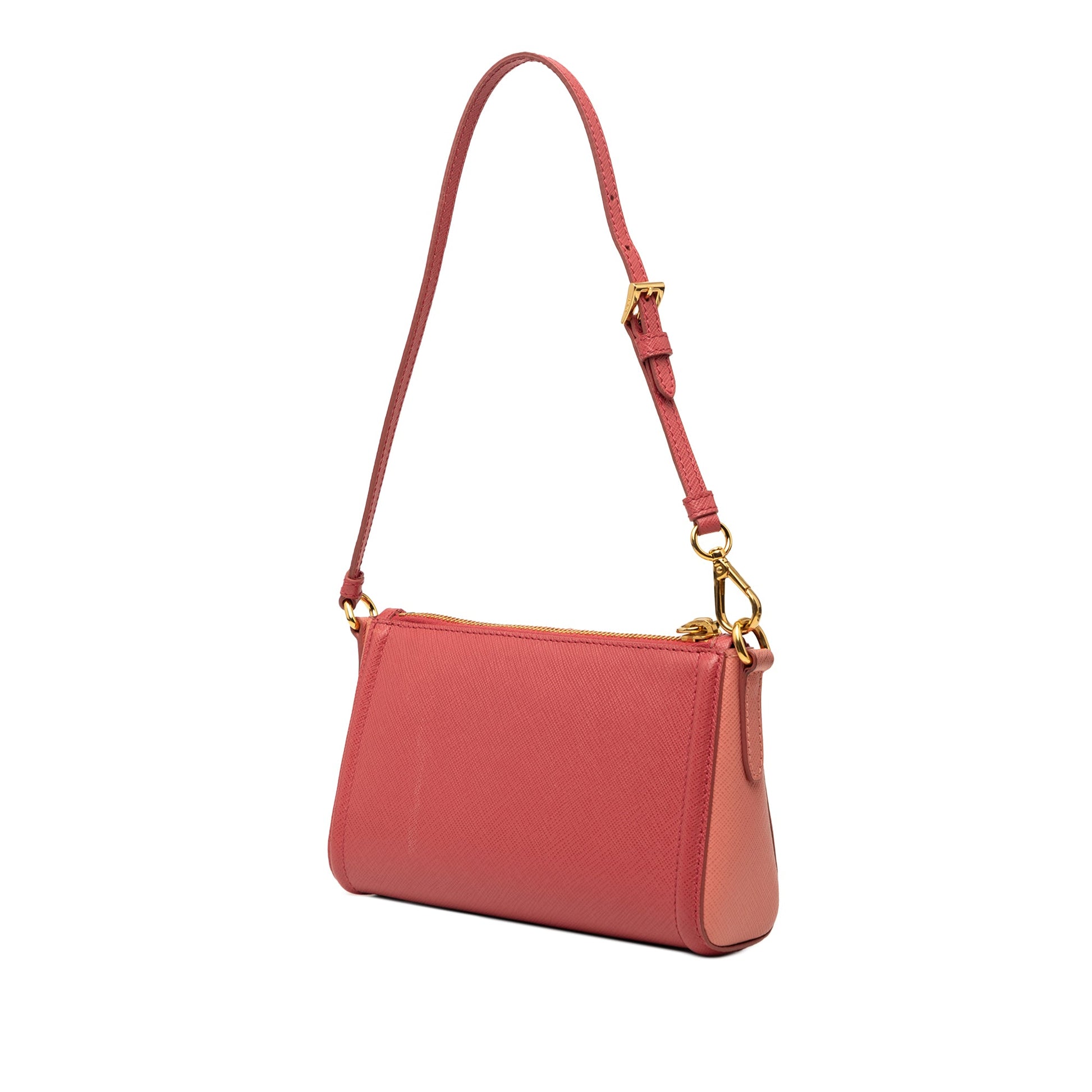 Prada Bicolor Saffiano Shoulder Bag
