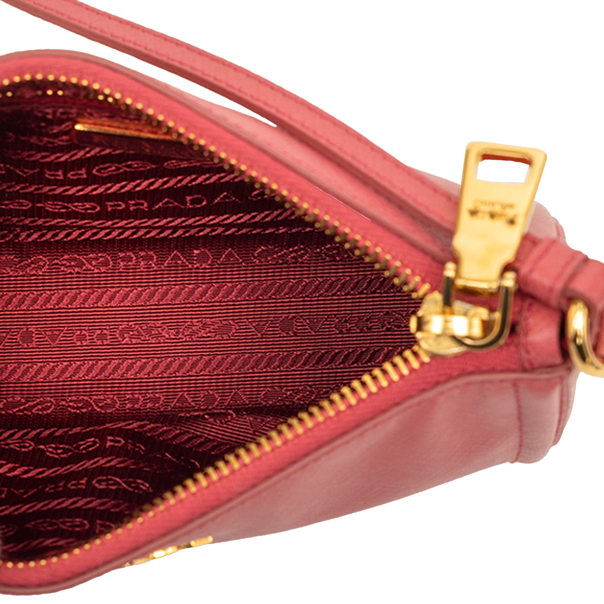 Prada Bicolor Saffiano Shoulder Bag