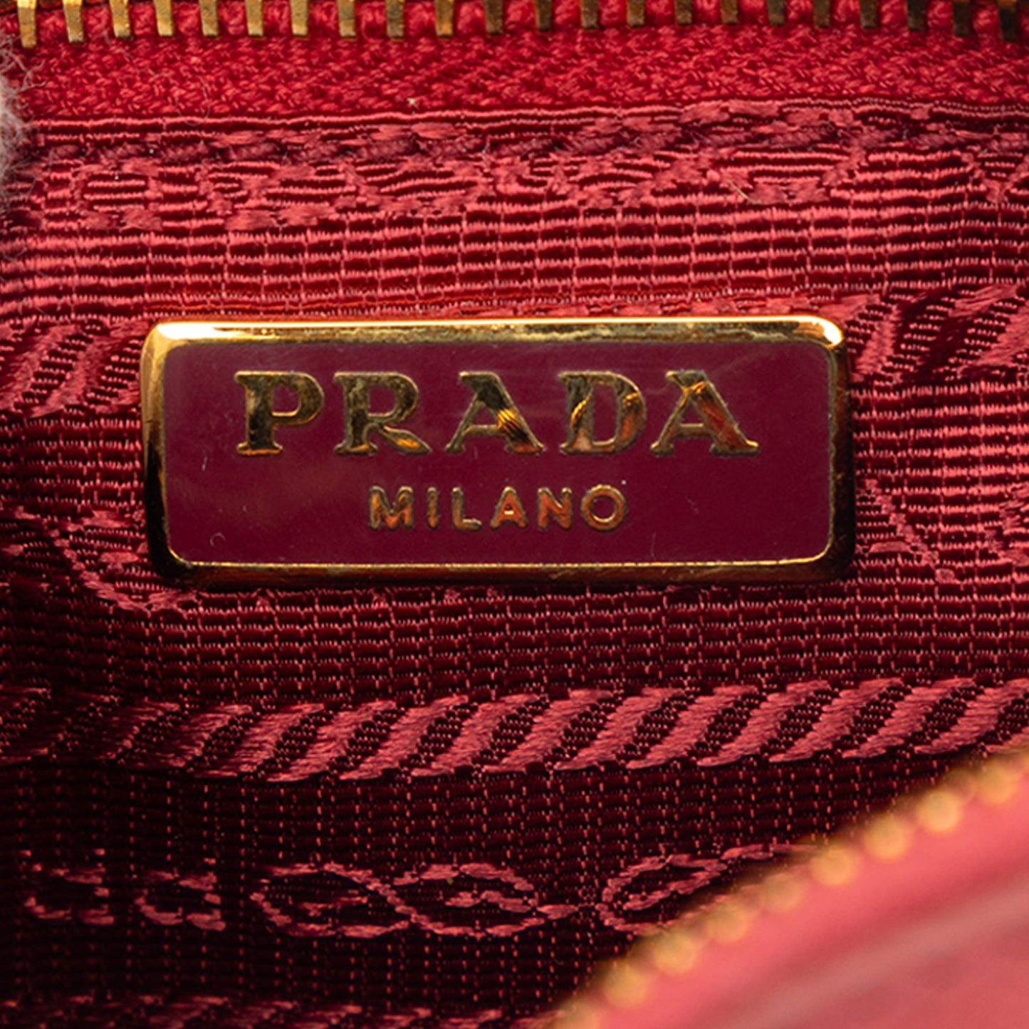 Prada Bicolor Saffiano Shoulder Bag