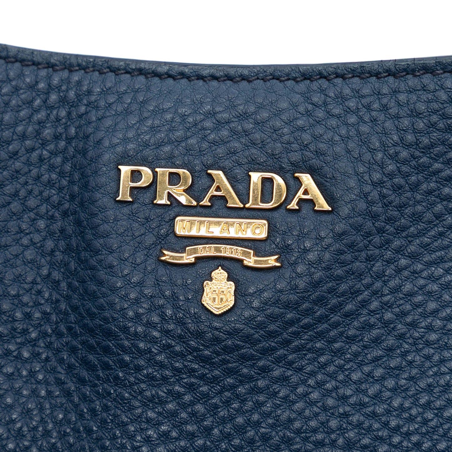 Prada Vitello Daino Side Pocket Convertible Tote