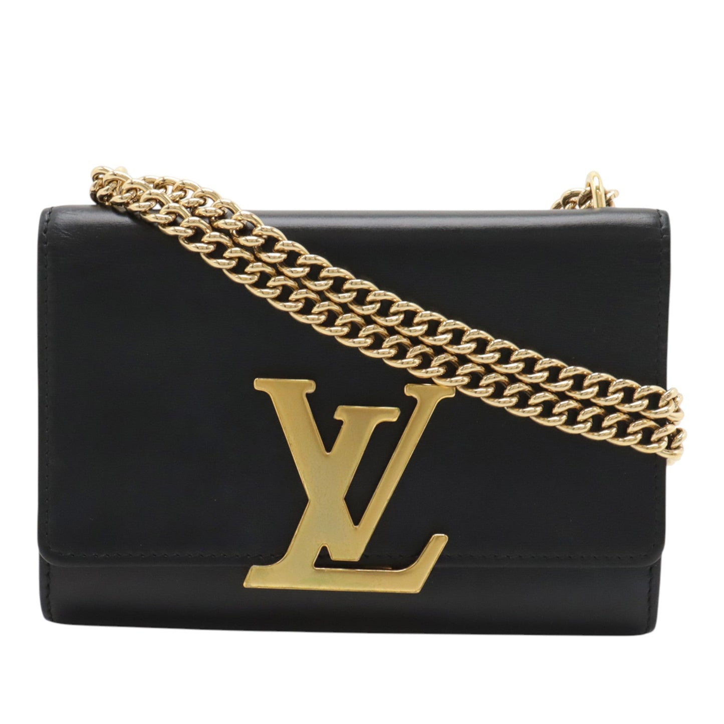 Louis Vuitton Leather Louise Chain MM