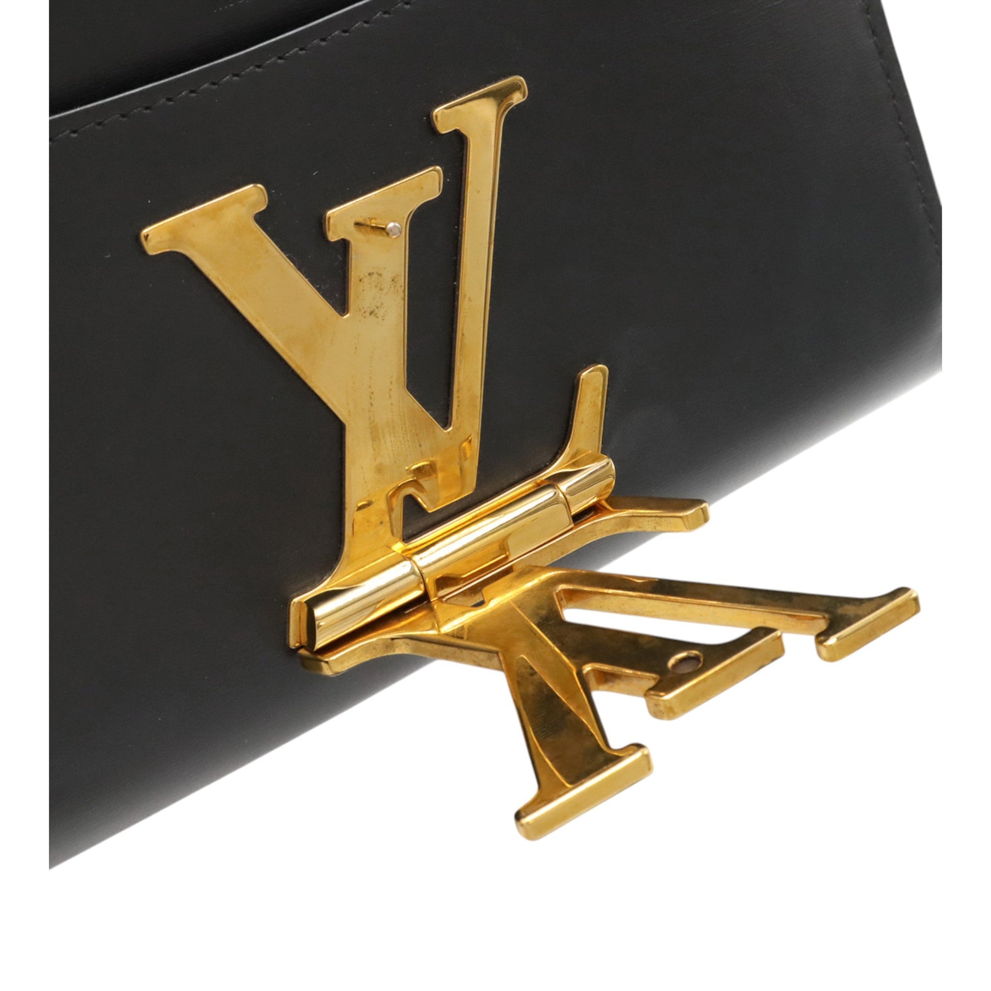 Louis Vuitton Leather Louise Chain MM