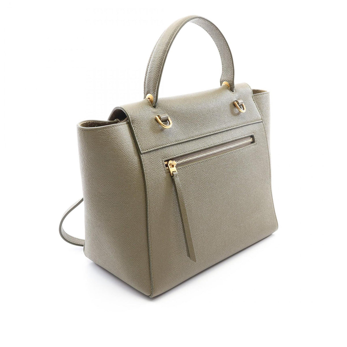 Celine Micro Grained Calfskin Belt Bag — Brown