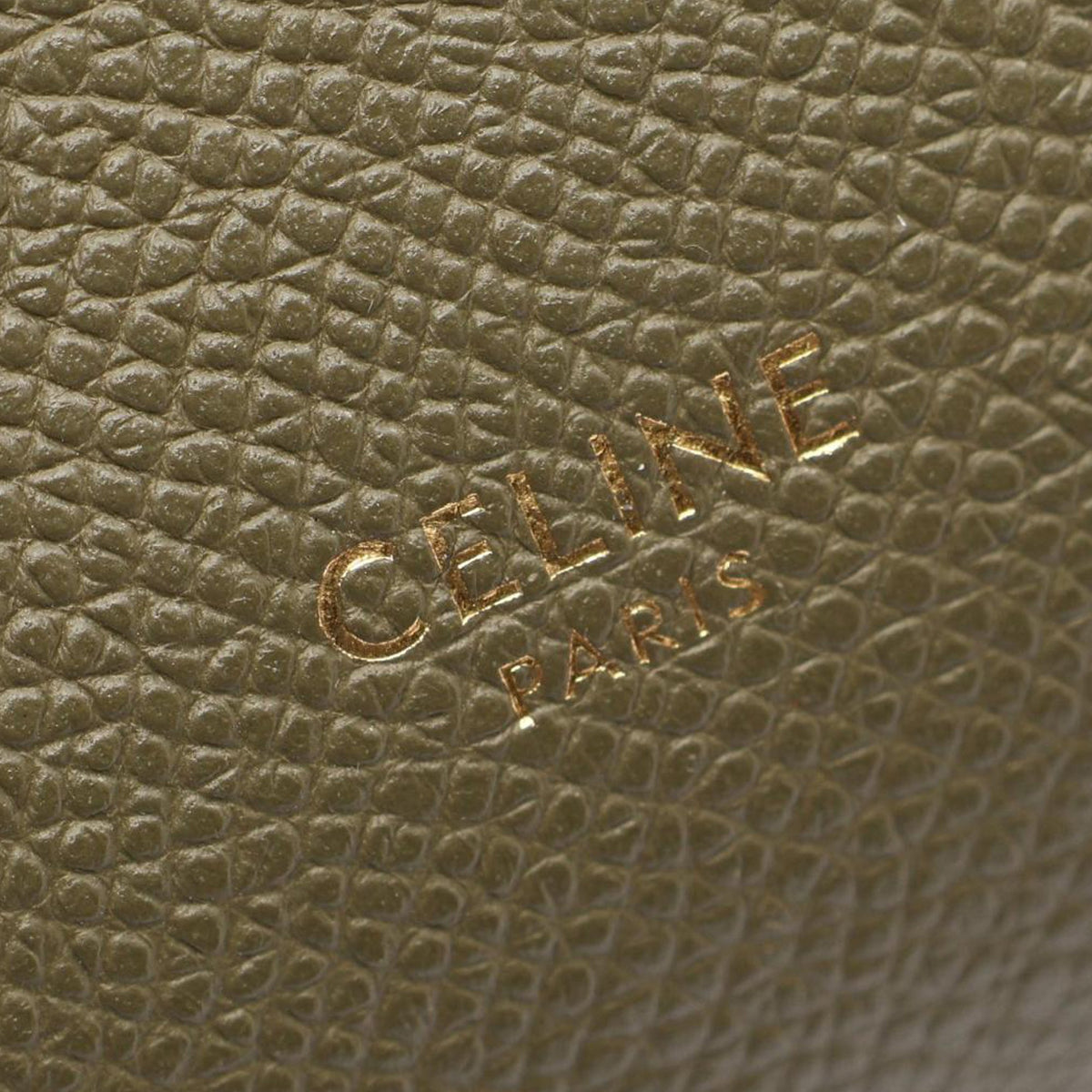 Celine Micro Grained Calfskin Belt Bag — Brown