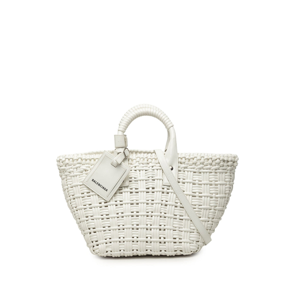 Balenciaga Faux Leather Bistro Panier XS
