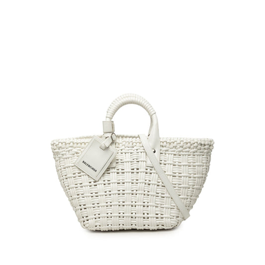 Balenciaga Faux Leather Bistro Panier XS