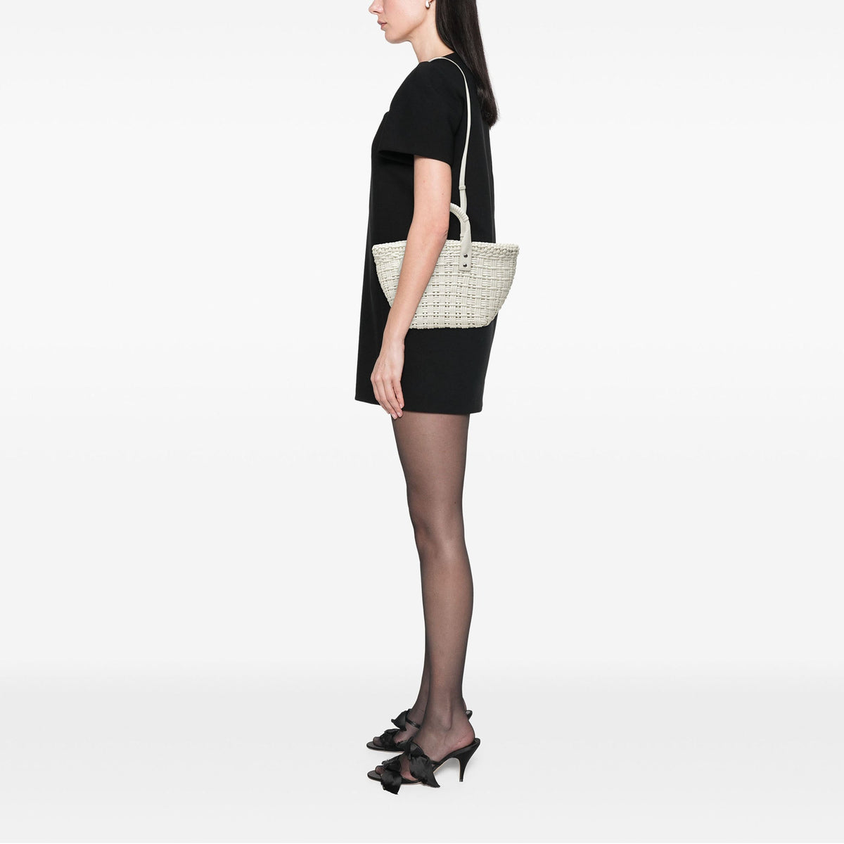 Balenciaga Faux Leather Bistro Panier XS