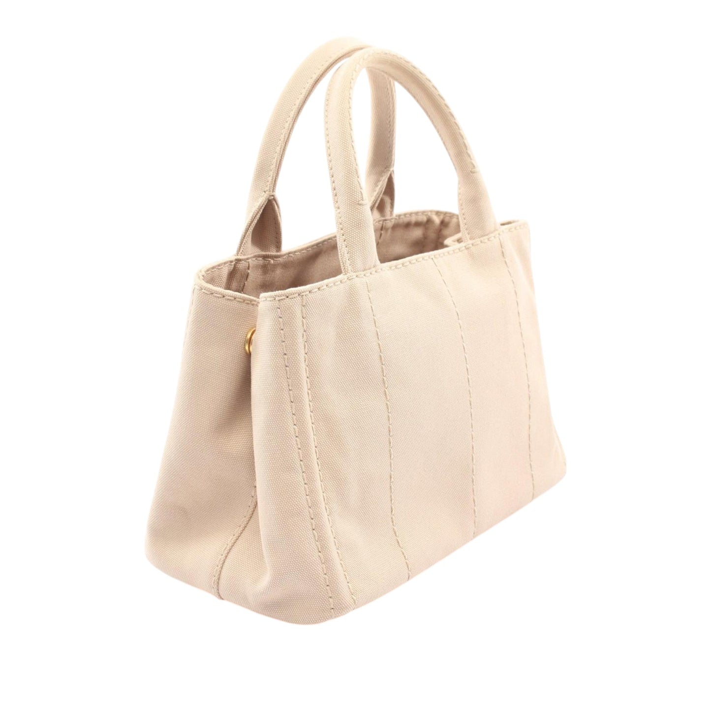 Prada Small Canvas Canapa Logo Satchel