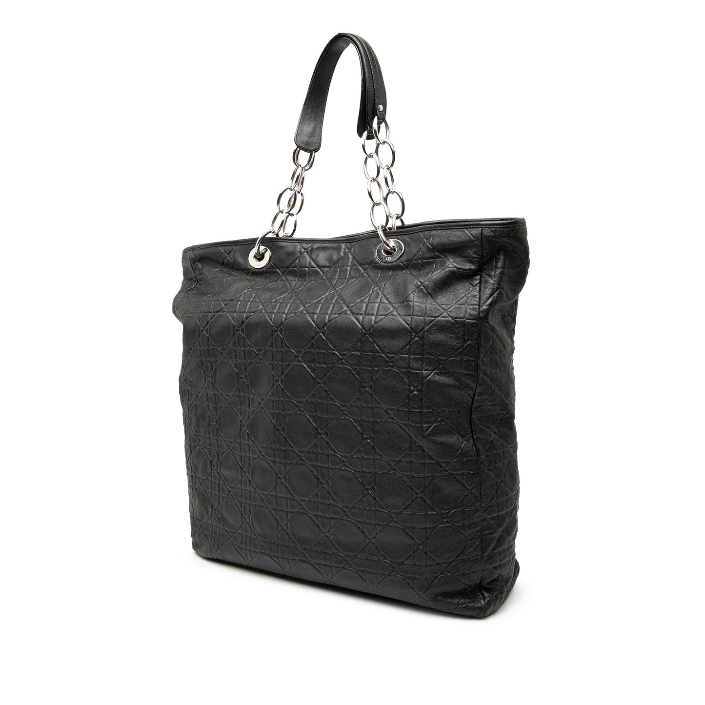 Dior Large Lambskin Cannage Lady Dior Soft Shopping Tote