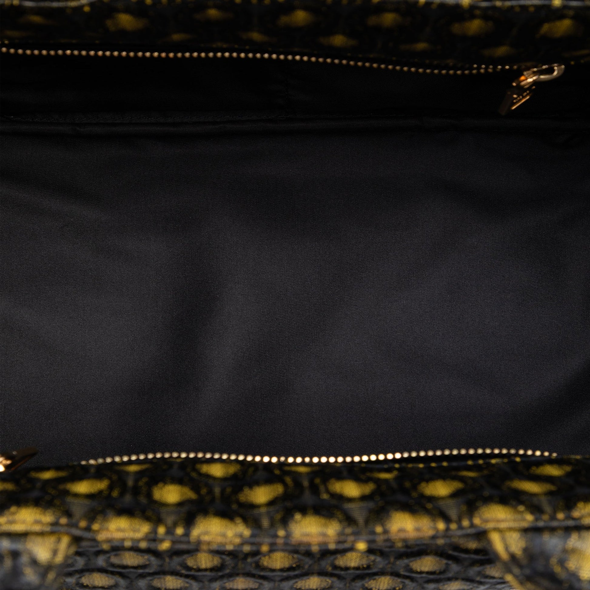 Prada Tessuto Broccato Canapa Tote