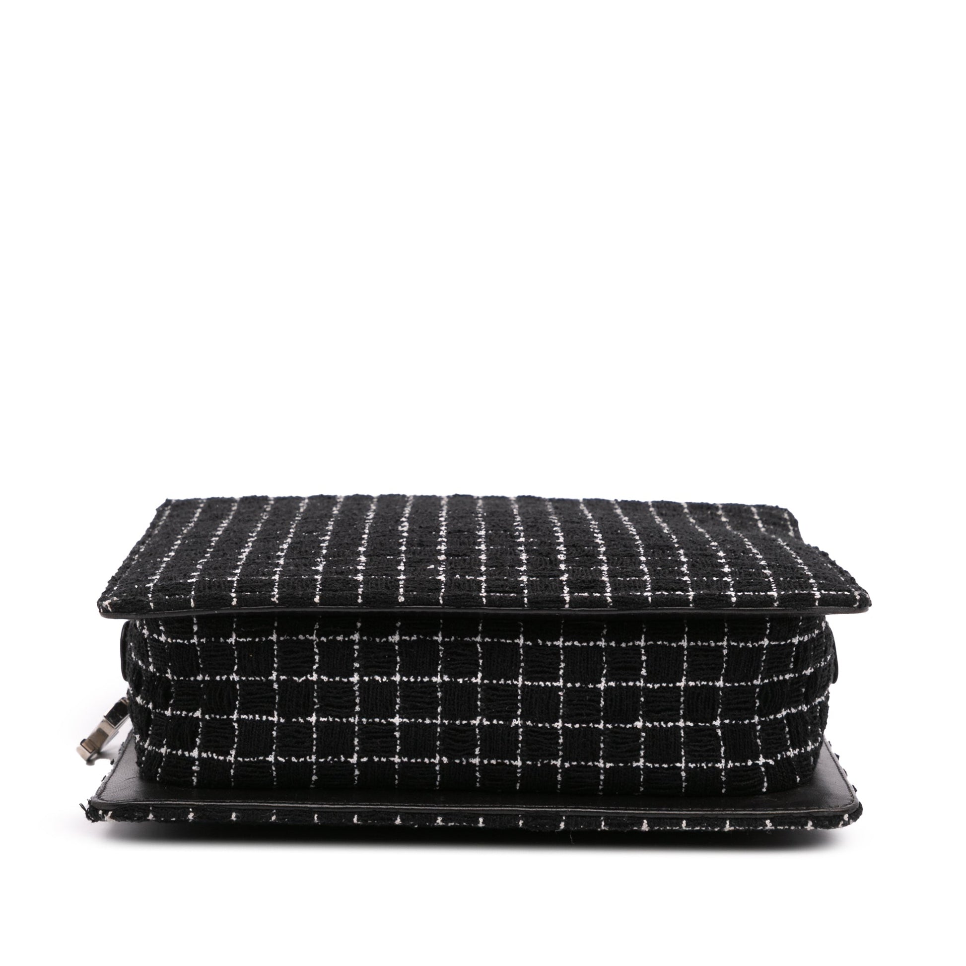 Chanel Tweed and Resin Zipped Chain Shopping Bag