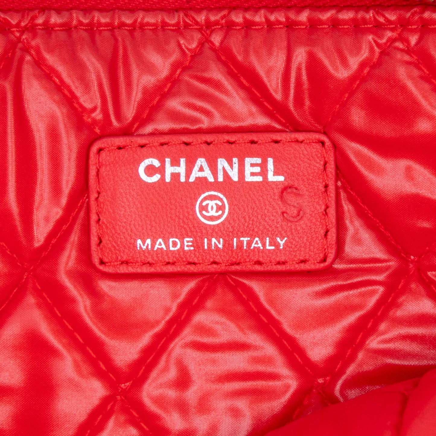 Chanel Medium Printed Lambskin Cuba La Habana O Case Clutch