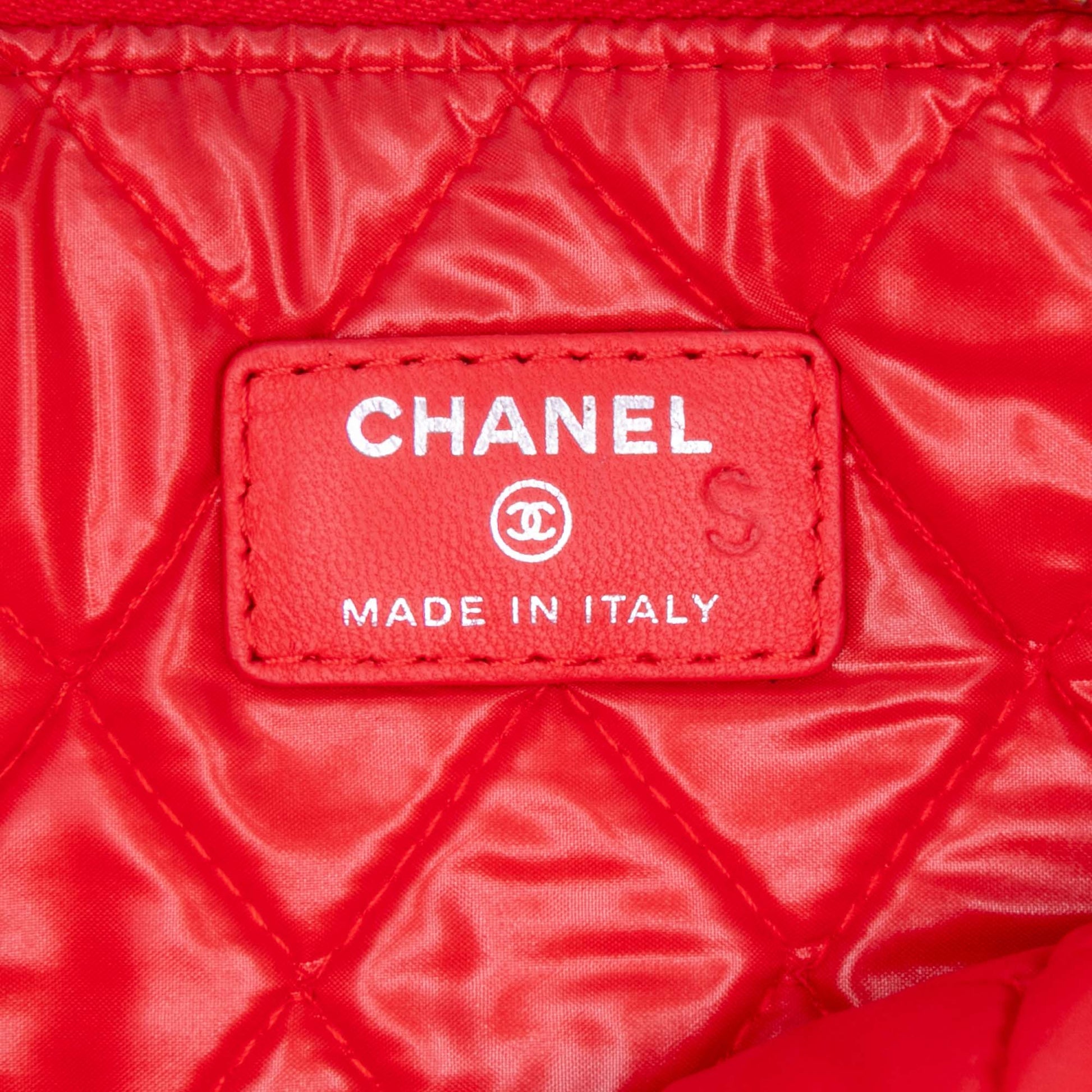 Chanel Medium Printed Lambskin Cuba La Habana O Case Clutch