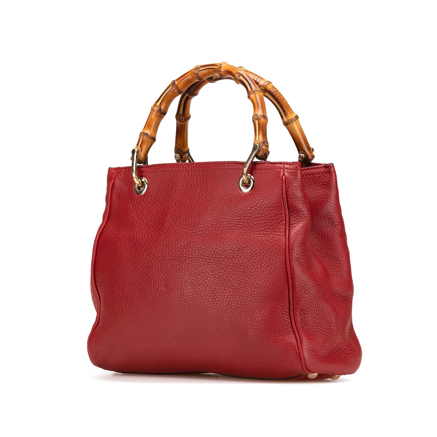 Gucci Small Calfskin Bamboo Shopper Satchel