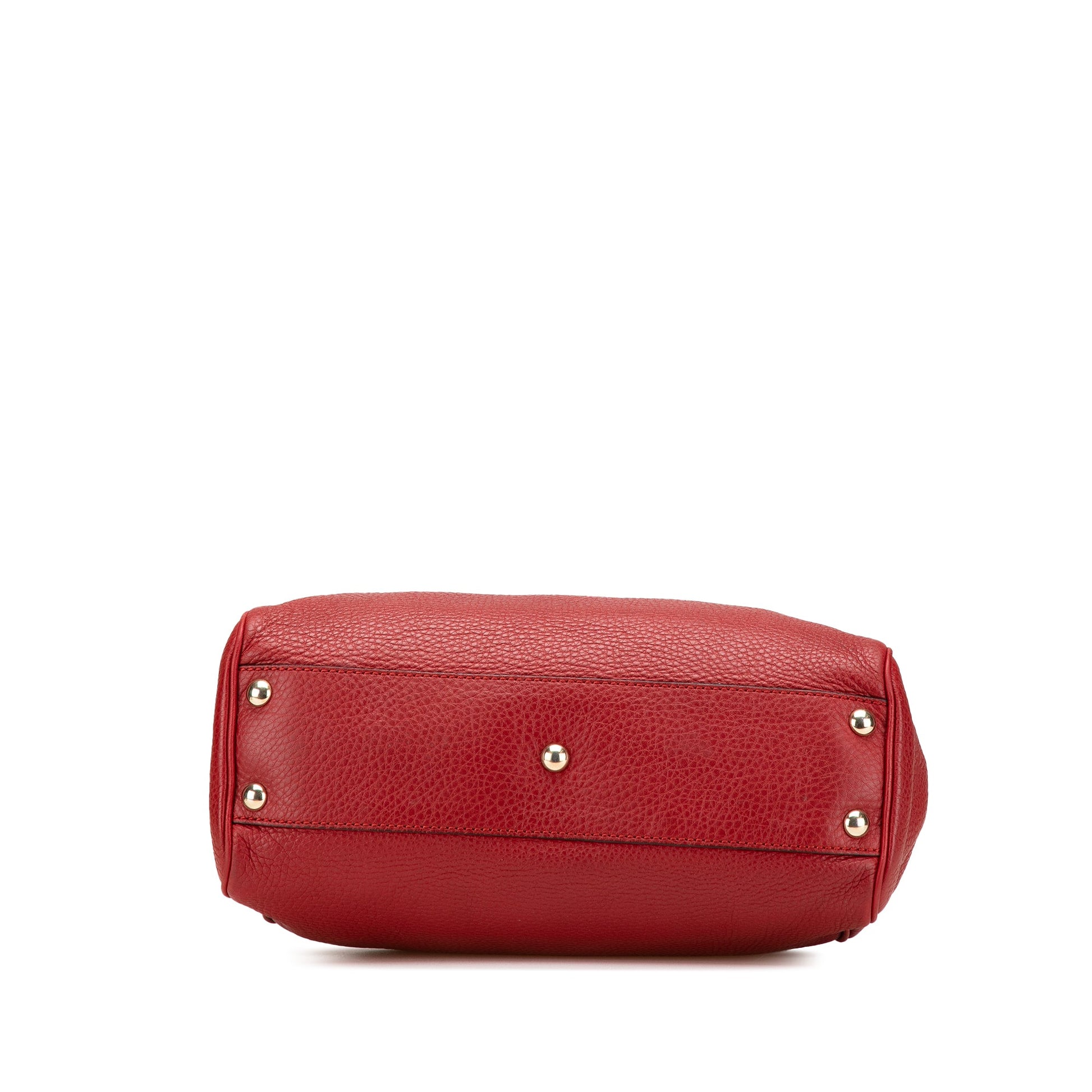 Gucci Small Calfskin Bamboo Shopper Satchel