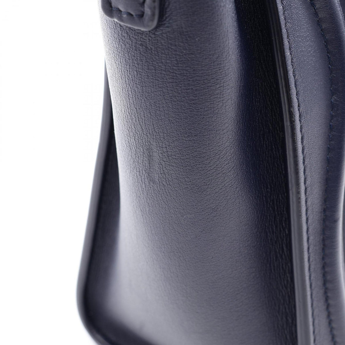 Celine Nano Leather Luggage Tote — Blue