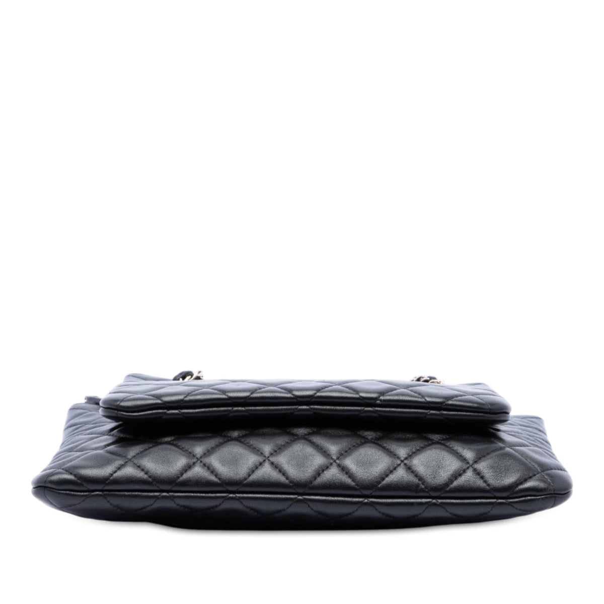 Chanel CC Quilted Lambskin Double Zip Crossbody