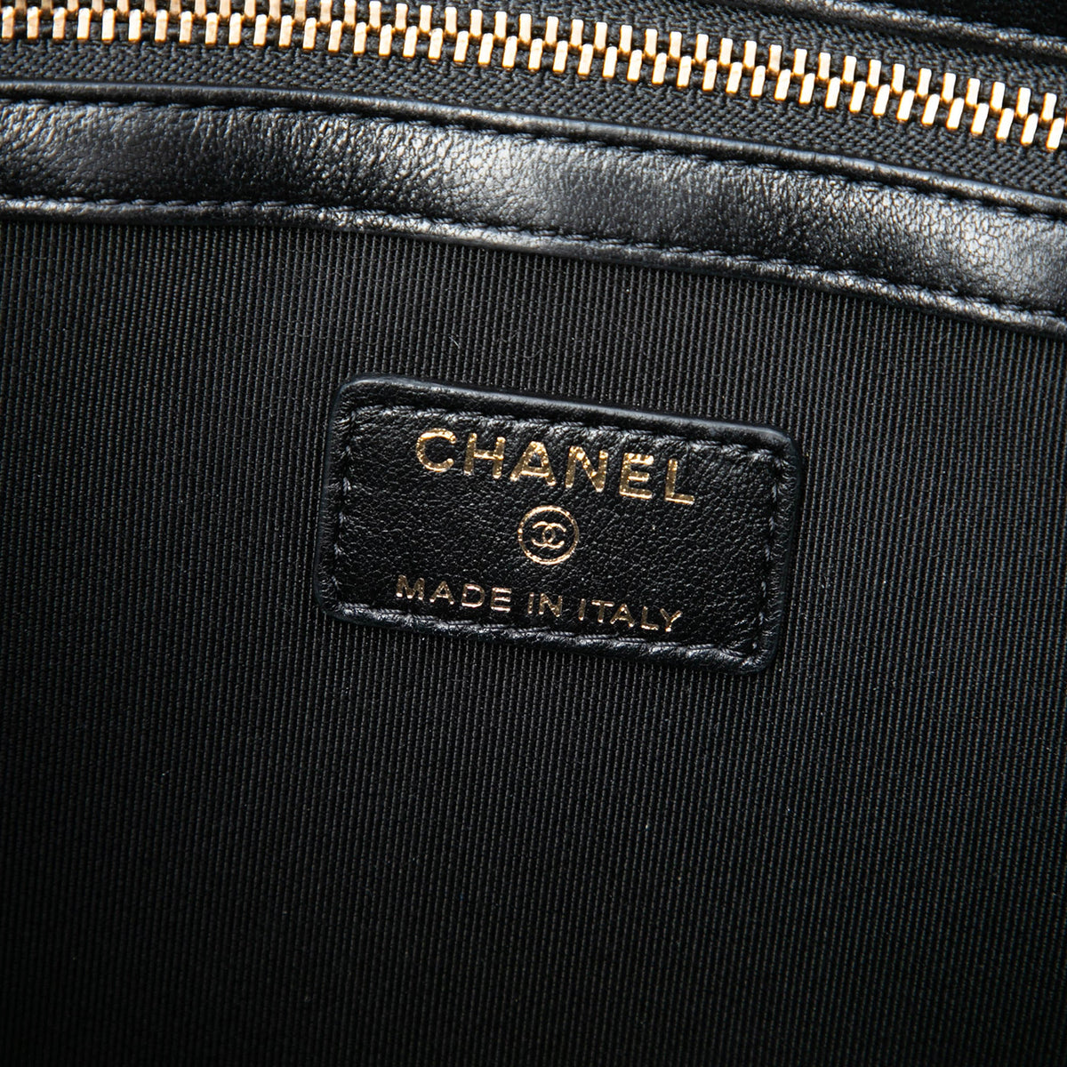 Chanel CC Quilted Lambskin Double Zip Crossbody
