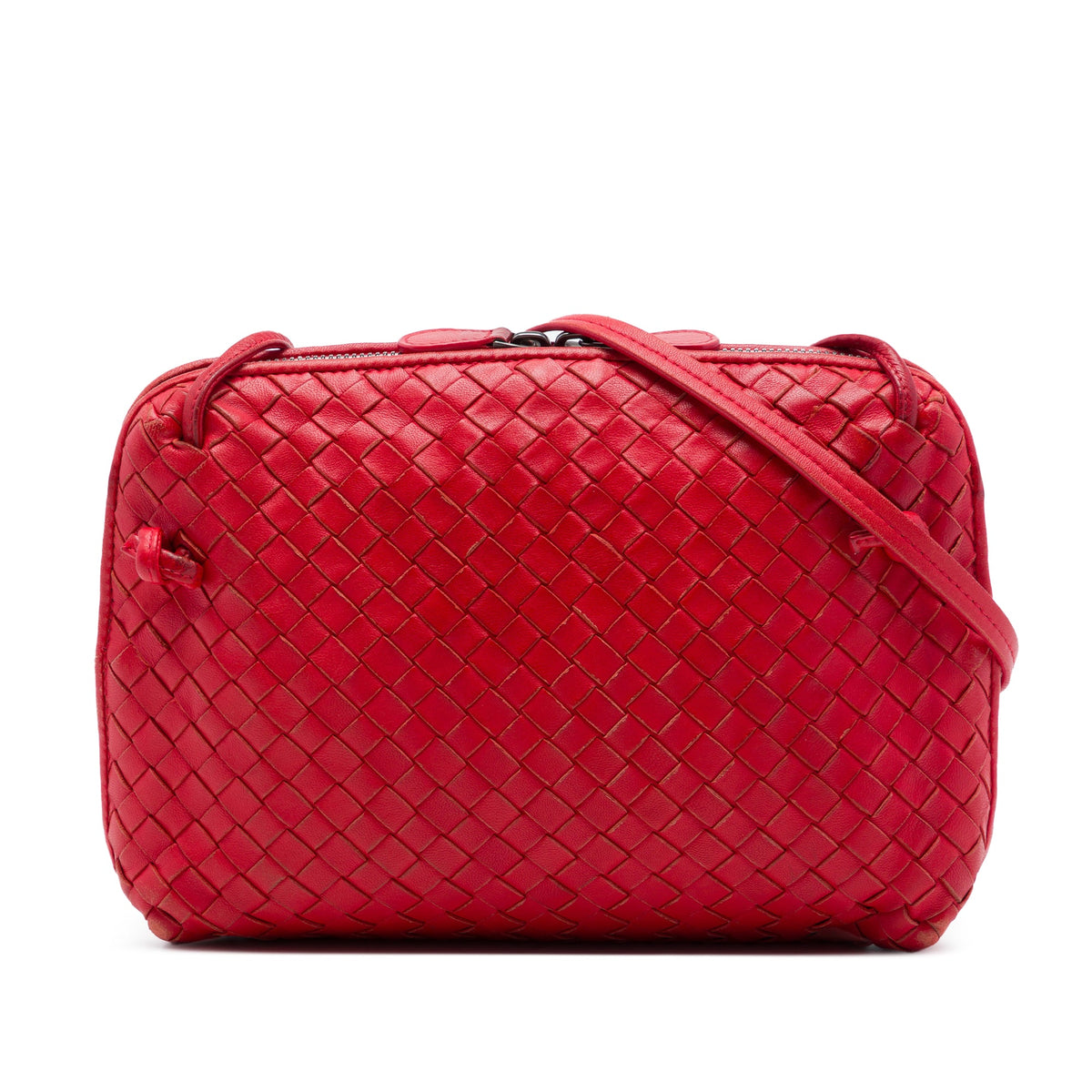 Bottega Veneta Nappa Intrecciato Nodini Crossbody