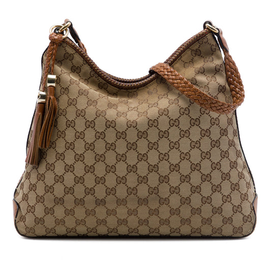 Gucci GG Canvas Marrakech Shoulder Bag