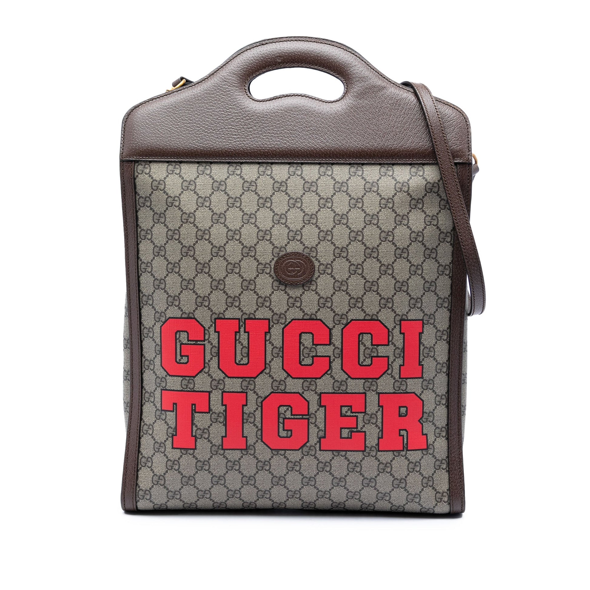 Gucci GG Supreme Web Tiger Satchel