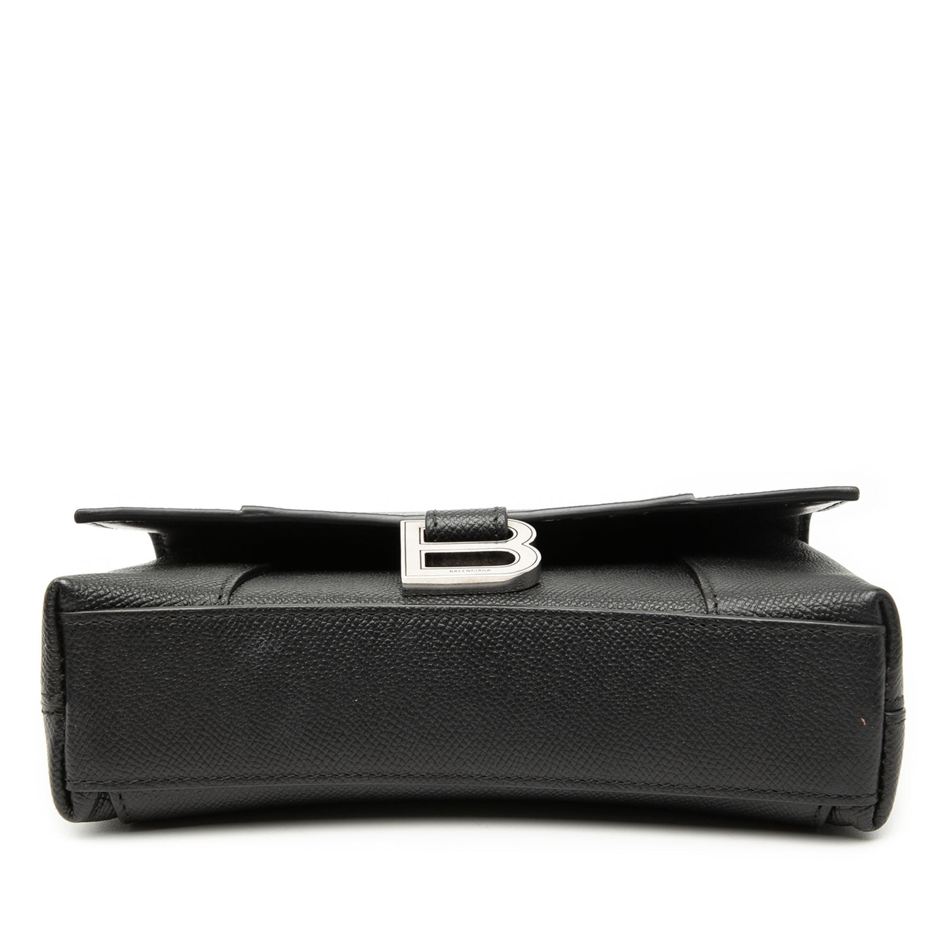 Balenciaga Calfskin Hourglass Downtown Crossbody XS