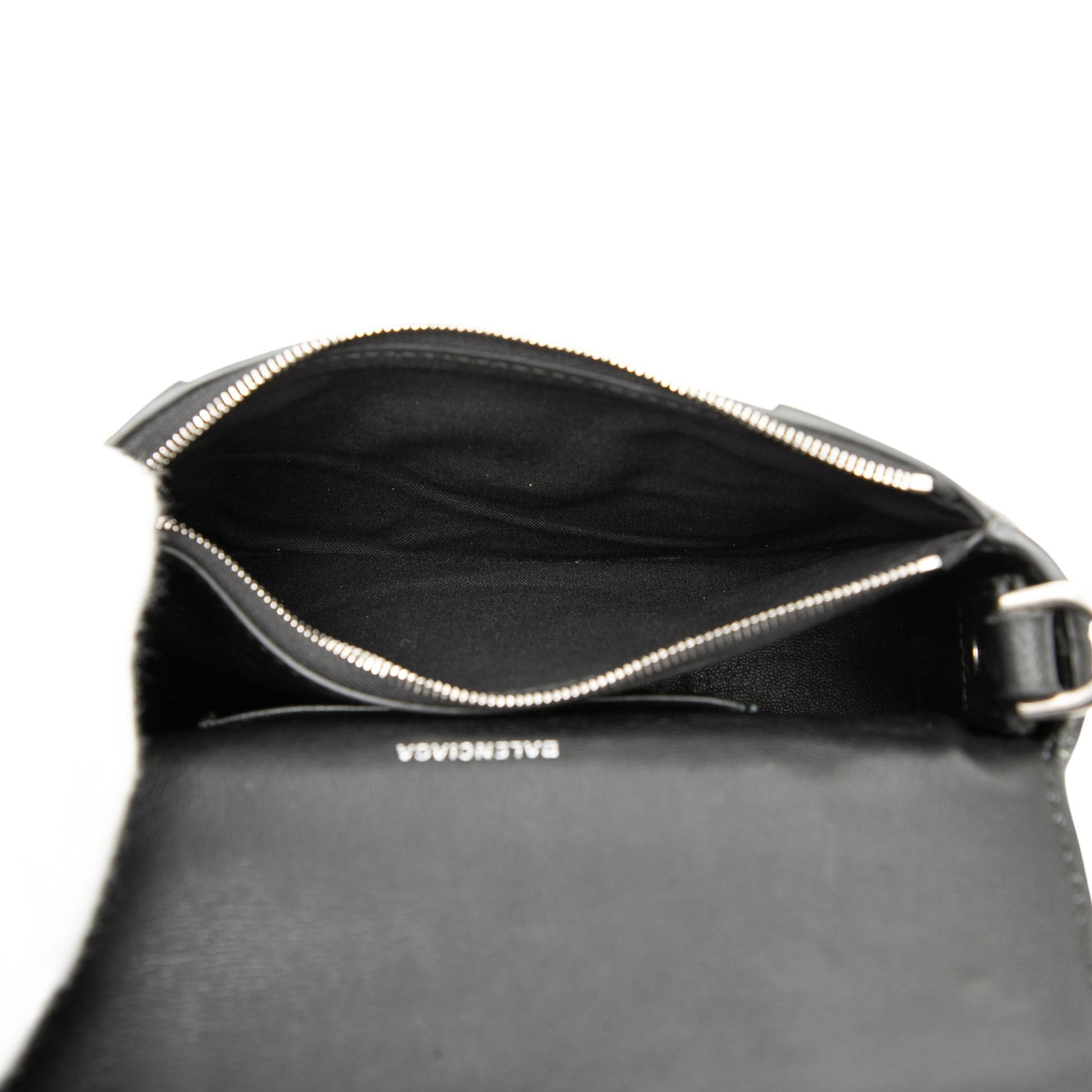 Balenciaga Calfskin Hourglass Downtown Crossbody XS
