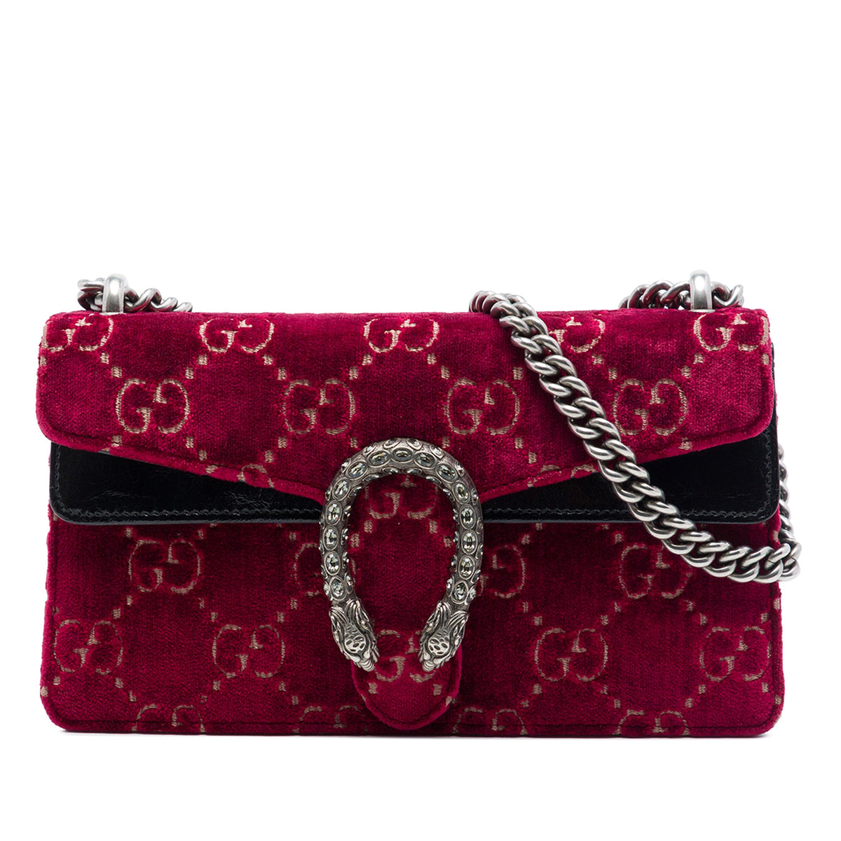 Gucci Medium GG Velvet Dionysus Crossbody