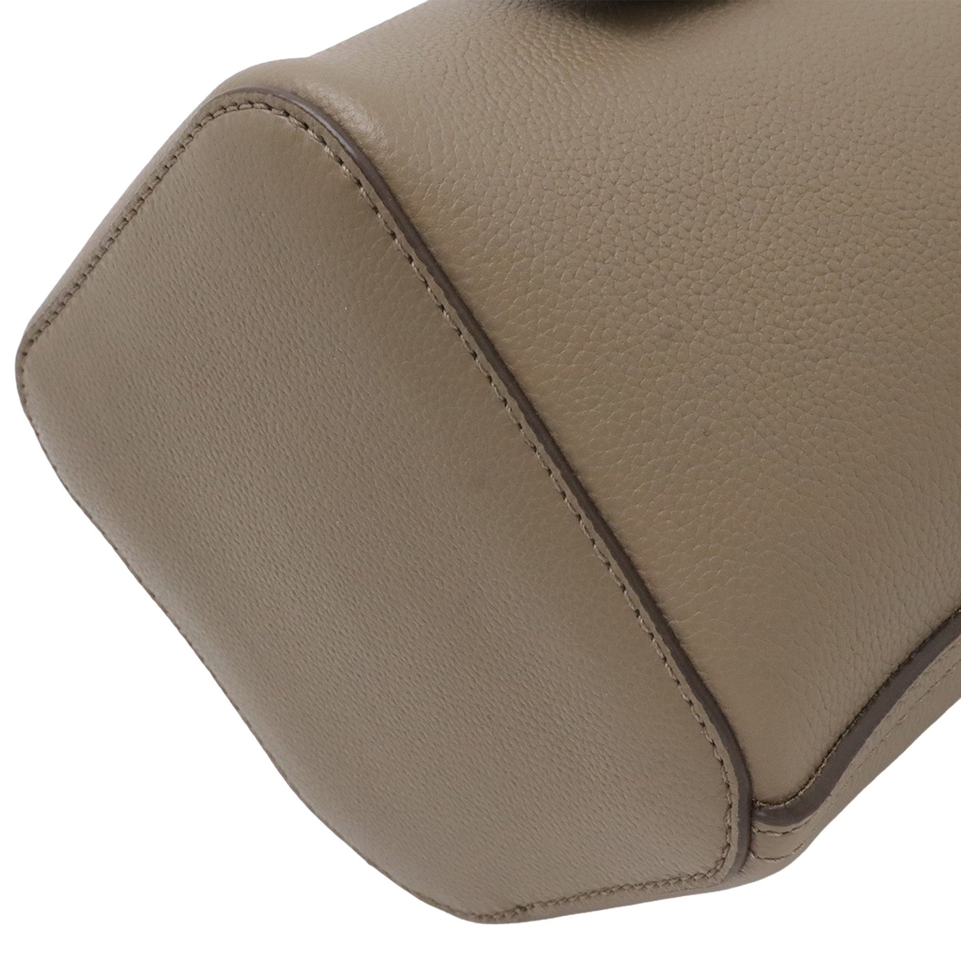 LOEWE Mini Leather Pebble Bucket Bag