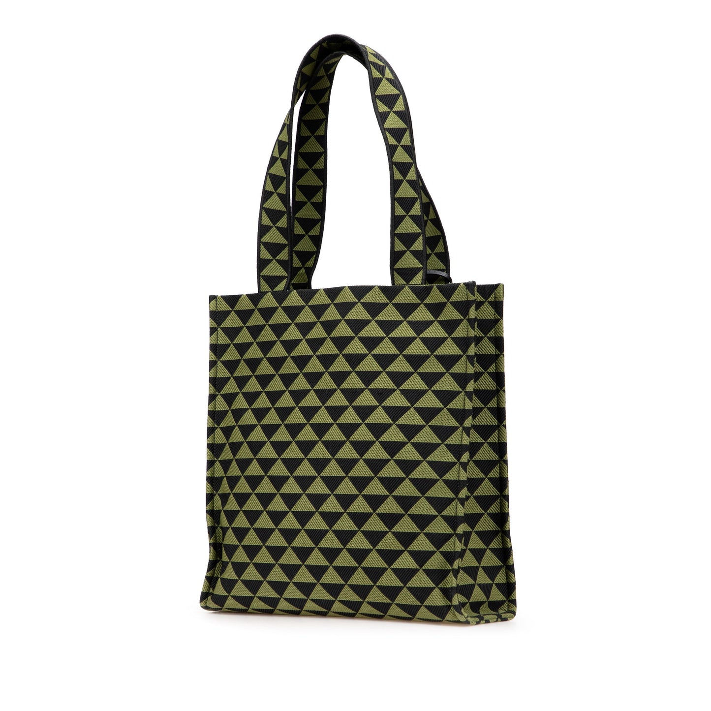 Prada Jacquard Triangolo Symbole Shopping Tote