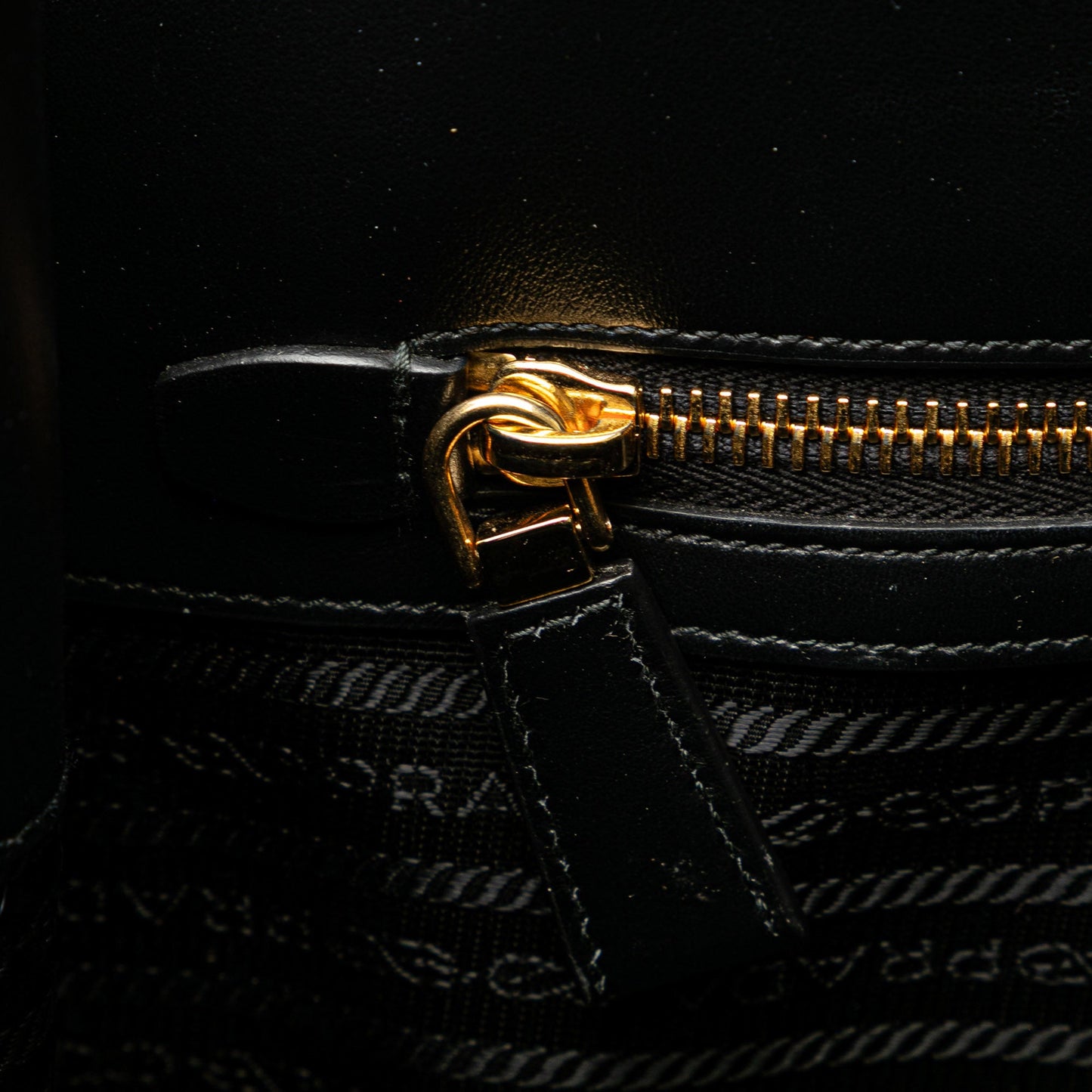 Prada Jacquard Triangolo Symbole Shopping Tote