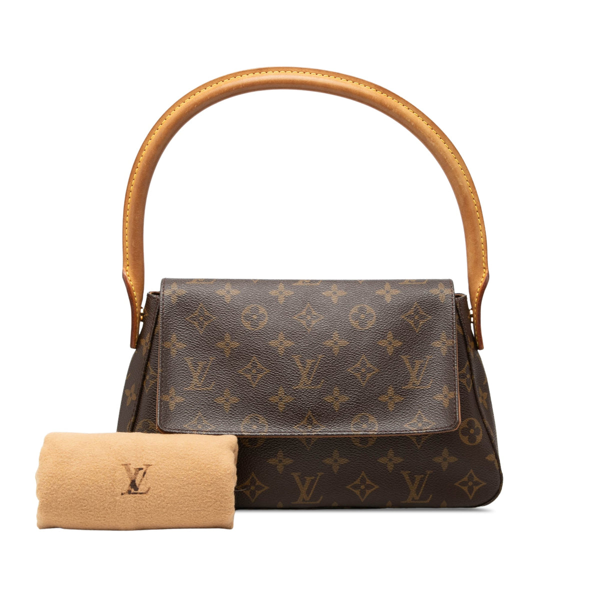 Louis Vuitton Monogram Mini Looping — Brown