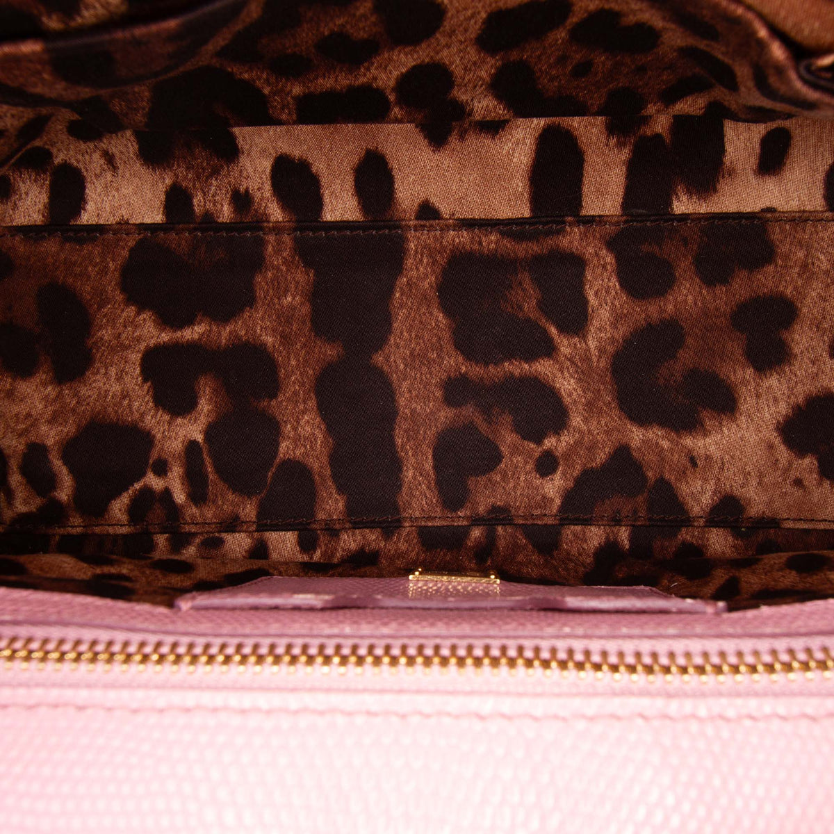 Dolce & Gabbana Medium Lizard Embossed Calfskin Miss Sicily Satchel — Pink