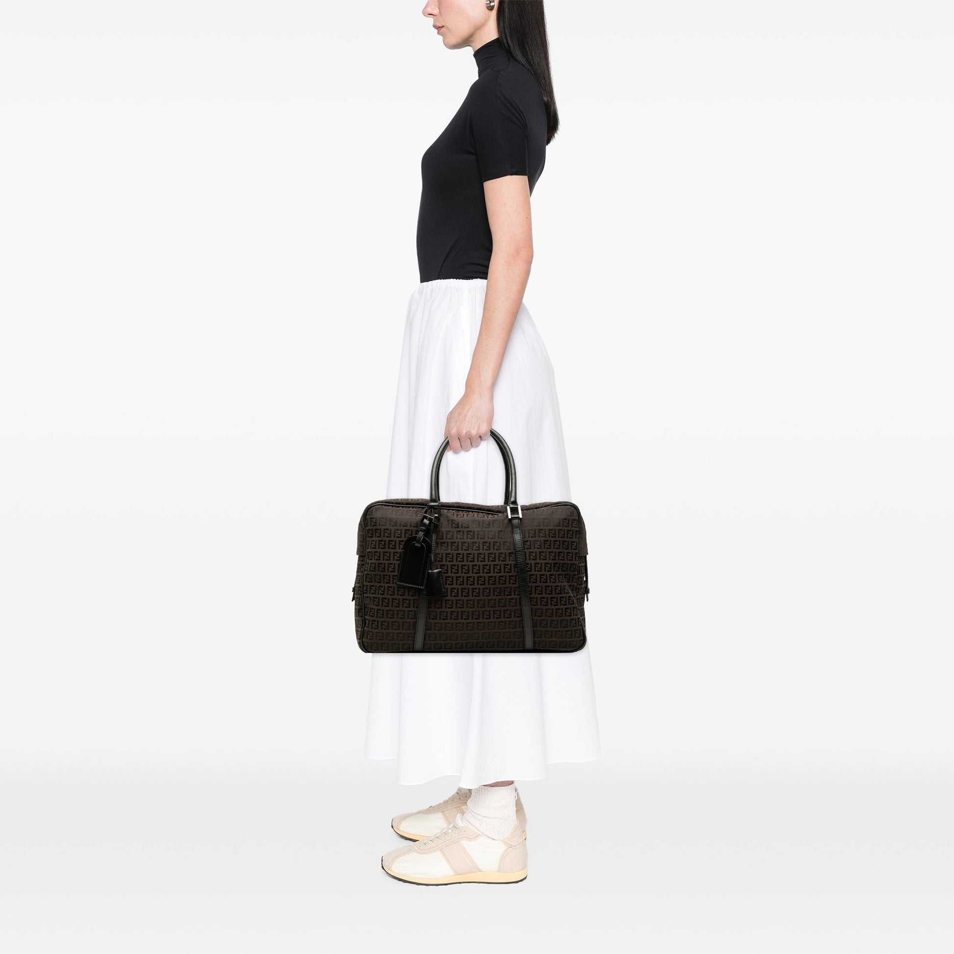 Fendi Zucchino Canvas Travel Bag