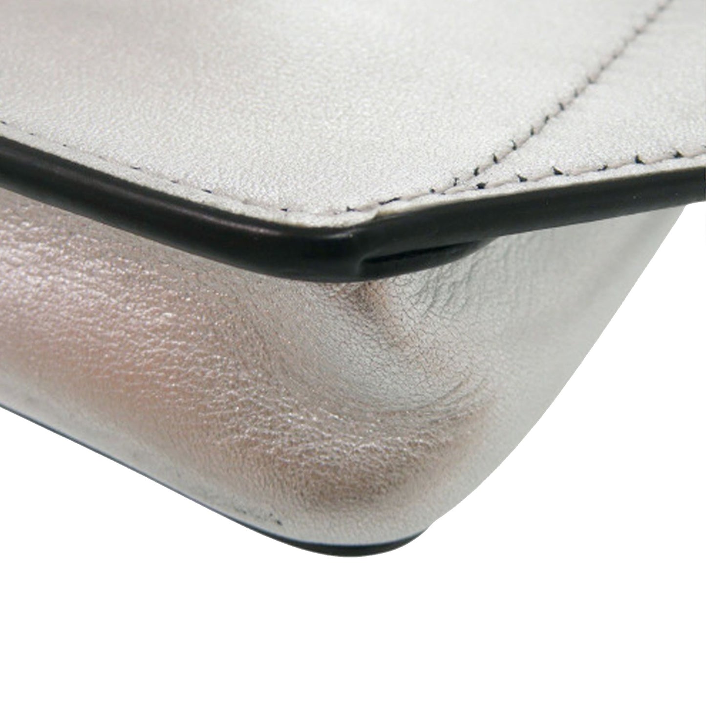 Valentino Metallic Calfskin VLTN Rockstud Belt Bag