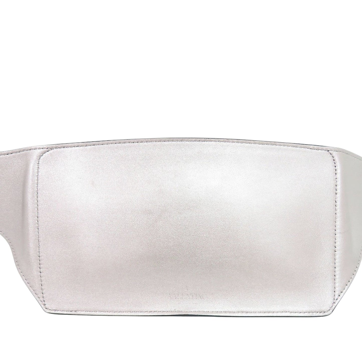 Valentino Metallic Calfskin VLTN Rockstud Belt Bag