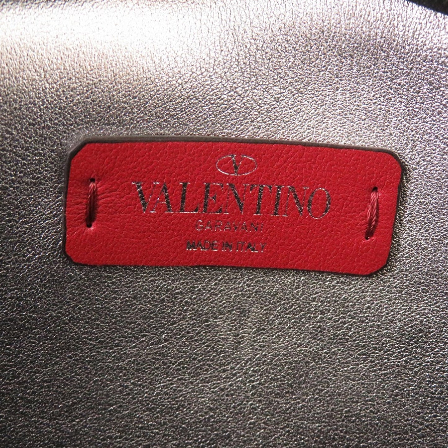 Valentino Metallic Calfskin VLTN Rockstud Belt Bag